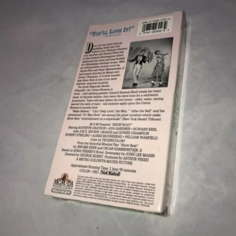 Show Boat VHS, 1992  MGM Musical sealed New - Picture 8 of 8